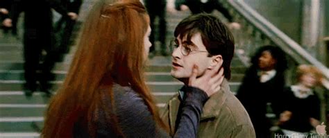 ginny and harry kiss|did harry potter kiss ginny.